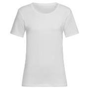 Stedman Claire Relaxed Women Crew Neck Hvit ringspunnet bomull X-Large...