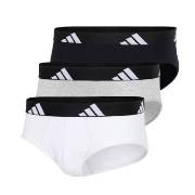 adidas 3P Active Flex Cotton Brief 314 Hvit/Grå bomull XX-Large Herre