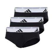 adidas 3P Active Flex Cotton Brief Hvit/Svart bomull X-Large Herre