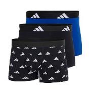 adidas 3P Active Flex Cotton Trunk Svart Mønster bomull X-Large Herre