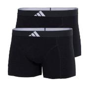 adidas 2P Active Flex Cotton Body Trunk Svart bomull Medium Herre