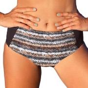 Wiki Puerto Rico Swim Midi Shape Brun mønstret 50 Dame