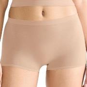 Sloggi Truser 2P GO Sense Shorts Beige modal Small Dame