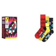 Happy socks Strømper 3P Marvel Spider Man Gift Set Mixed bomull Str 36...