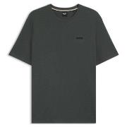 BOSS Waffle T Shirt Mørkgrørnn  Medium Herre