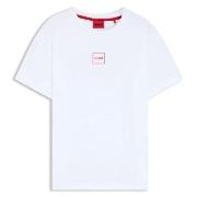 HUGO Laze T-Shirt Hvit bomull X-Large Herre