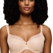 Triumph BH BMU Illusion Curve Minimizer Bra Beige C 85 Dame