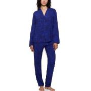 Triumph Boyfriend Fit Pyjama Mørkblå viskose 40 Dame