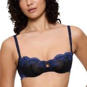 Triumph BH Comfort Glam Wired Balconette Bra Svart E 75 Dame