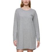 Triumph Long Sleeve Nightdress Grå bomull 36 Dame