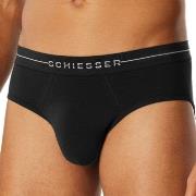 Schiesser 2P Cotton Flex Rio Briefs Svart bomull 3XL Herre