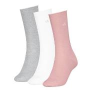 Calvin Klein Strømper 3P Classic Socks For Women Rosa/Grå Str 39/42 Da...