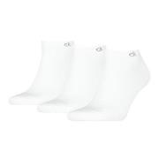 Calvin Klein Strømper 3P Sneaker Socks For Men Hvit Str 43/46 Herre