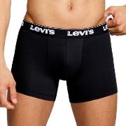 Levis 3P Repeat Logo Boxer Brief Multi Svart bomull X-Large Herre