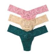 Hanky Panky Truser 3P Low Rise Lace Thong Multi-colour-2 nylon One Siz...