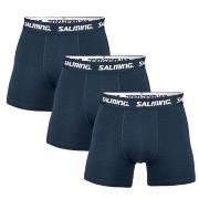 Salming 3P Cotton Boxers With Logo Marine bomull Medium Herre