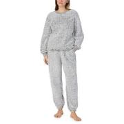 DKNY Chill In Style Top Jogger Set Grå polyester Small Dame