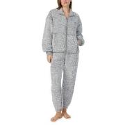 DKNY Chill In Style Zip Top Jogger Set Grå polyester Large Dame