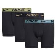 Nike 3P Everyday Essentials Micro Boxer Brief Svart/Gul polyester 2XL ...