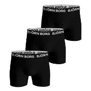 Björn Borg 3P Bamboo Cotton Blend Boxers Svart X-Large Herre