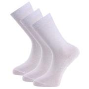Trofe Cotton Socks Strømper 6P Hvit Str 39/42 Dame