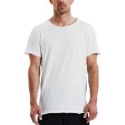 Bread and Boxers Crew Neck Relaxed Hvit økologisk bomull X-Small Herre