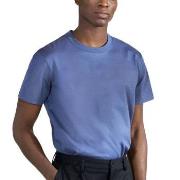 Bread and Boxers Pima Cotton Crew Neck Jeansblå bomull XX-Large Herre