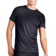 Bread and Boxers Active Crew Neck Svart polyester X-Small Herre