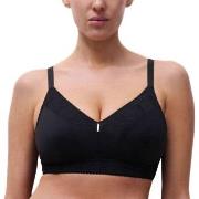 Chantelle BH EasyFeel Wirefree Support Bra Svart nylon D 75 Dame