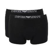 Armani Viscose Jersey Boxer 2P Svart viskose X-Large Herre