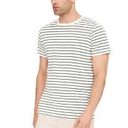 Resteröds Bamboo Crew Neck Stripet Small Herre