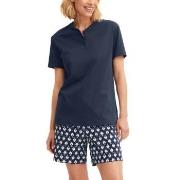 Calida Daylight Dreams Short Pyjama Marine bomull Medium Dame