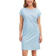 Calida Lovely Nights Short Sleeve Nightdress Blå Mønster bomull Small ...