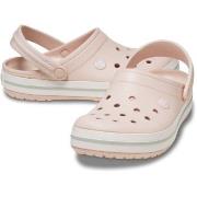 Crocs Crocband Unisex Hvit/Rosa US M9/W11 (EU 42-43)