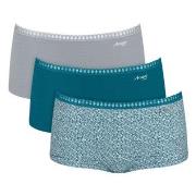 Sloggi Truser 3P GO Crush Hipster Shorts Turkis bomull X-Large Dame
