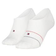 Tommy Hilfiger Strømper 2P Cotton Blend Logo Footie Socks Hvit 35/38 D...