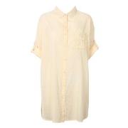 Missya Siena Beach Shirt Benhvit bomull Small Dame