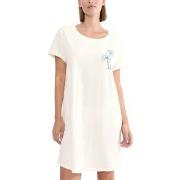 Triumph Nightdress Short Sleeve Offwhite bomull 46 Dame