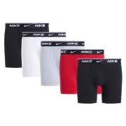 Nike 5P Essentials Cotton Stretch Boxers Svart/Grå/Rød bomull Small He...