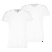 Puma 2P Basic V-neck Tee Hvit bomull XX-Large Herre