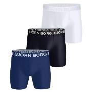 Björn Borg 3P Sports Microfiber Boxers Mixed polyester Large Herre