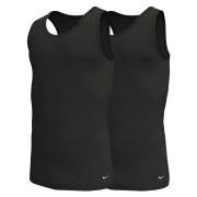 Nike 2P Essential Cotton Tank Top Svart bomull X-Large Herre