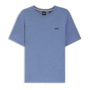 BOSS Waffle T Shirt Himmelsblå X-Large Herre