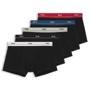 BOSS 5P Essential Trunks Svart bomull XX-Large Herre