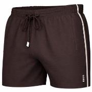 BOSS Badebukser Iconic Swimshorts Mørkbrun  polyester X-Large Herre