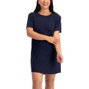 Bamboo Basics Nora PJ Big T-Shirt Navy viskose X-Large Dame