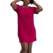 Bamboo Basics Nora PJ Big T-Shirt Rød viskose Small Dame