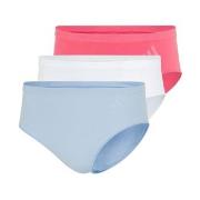 adidas Truser 3P Sport Active Seamless Hipster Blå/Rosa polyamid Small...