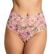 Hanky Panky Truser 2P Signature Lace Print Retro Thong Blomstret nylon...