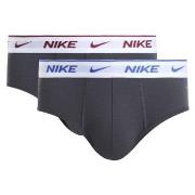 Nike 4P Everyday Cotton Stretch Brief Grå bomull X-Large Herre